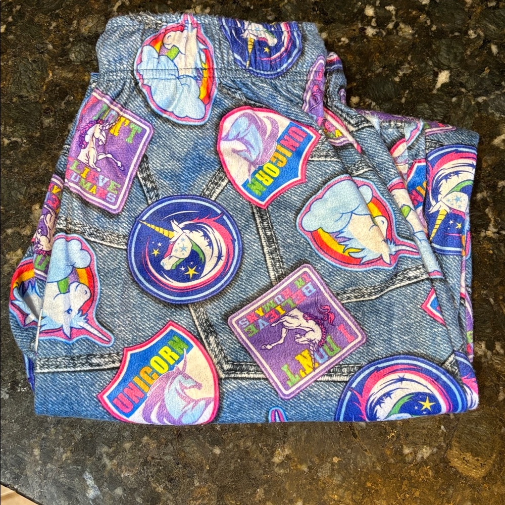 NEW Briefly Stated unicorn Pajama Pants! Size Small
